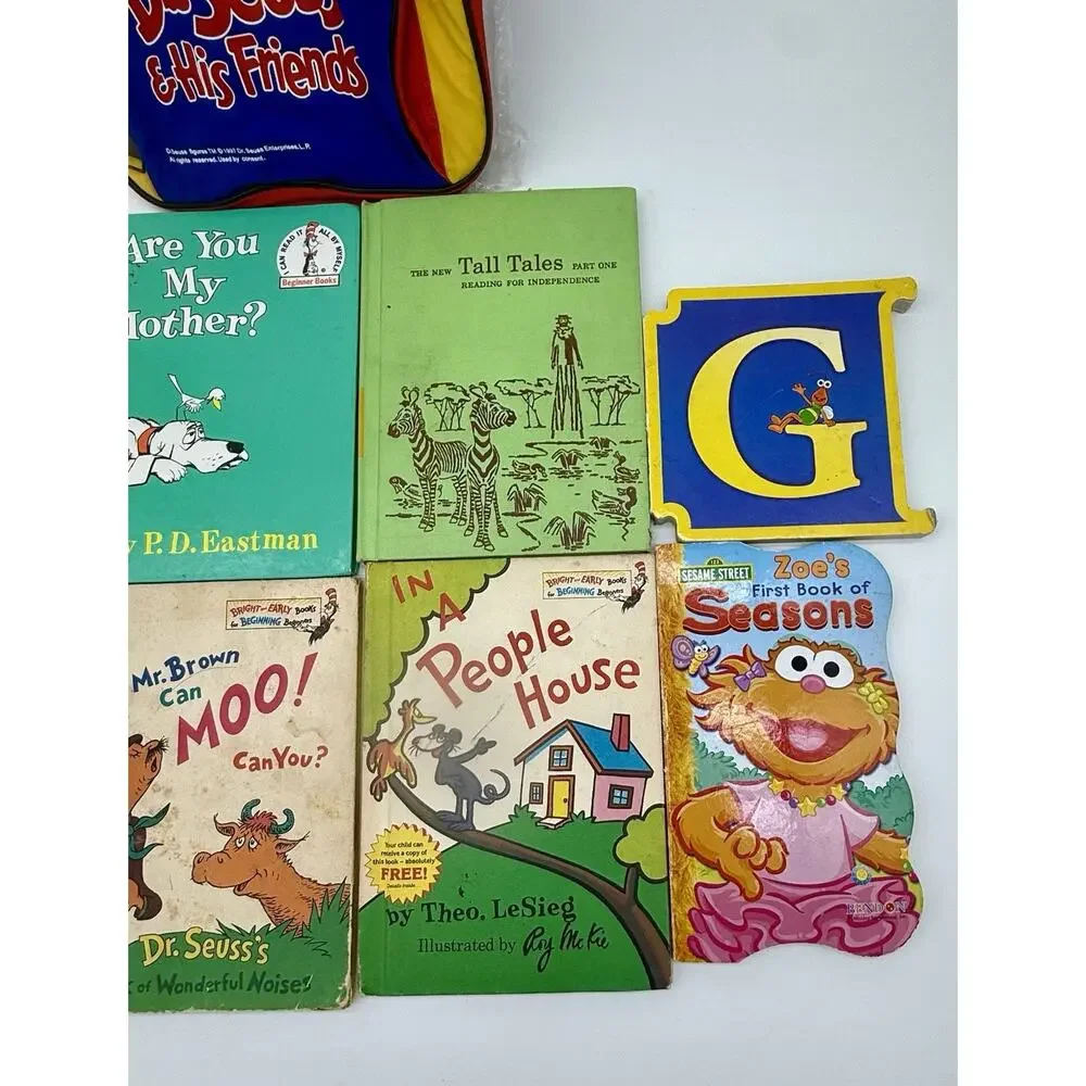 Children's Book Lot Dr. Seuss Books, New Dr. Seuss Backpack